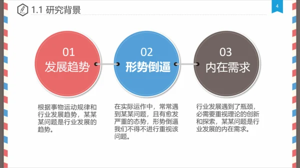 创意信件毕业设计论文答辩PPT