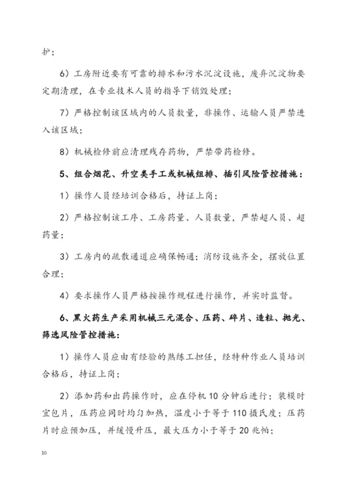 烟花爆竹企业安全风险辩识分级管控标准.docx
