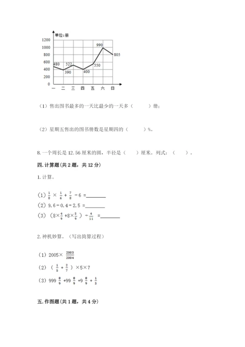 六年级上册数学期末测试卷含完整答案【全国通用】.docx