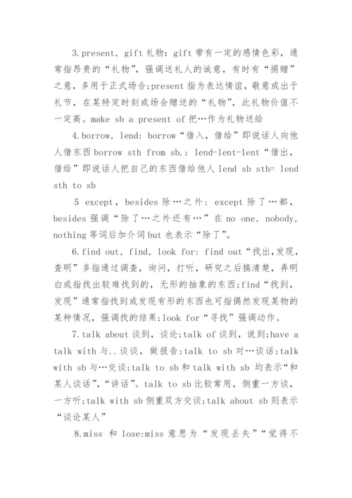 初中八年级英语语法知识点整理.docx