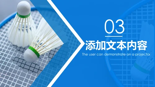 体育运动会羽毛球比赛协会教学PPT模板
