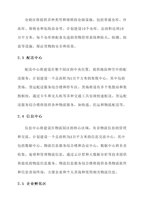 石门东城物流园规划方案