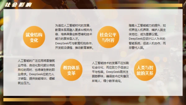 DEEPSEEK人工智能机器人产业通用PPT模板