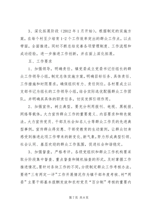 镇委群众评定工作方案.docx