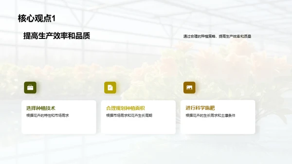 花卉产业：创新与策略