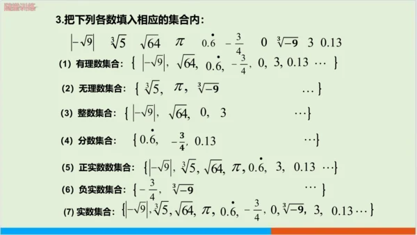 6.3 第1课时 实数 教学课件--人教版初中数学七年级下