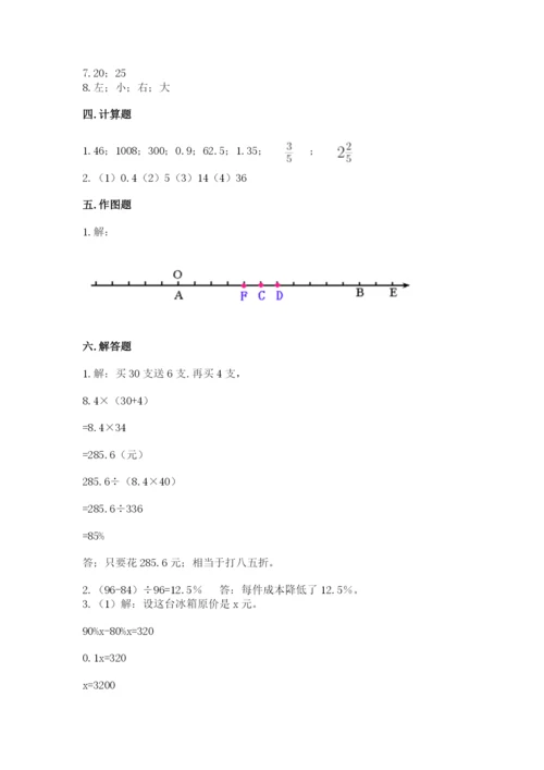 小升初六年级期末试卷附答案【精练】.docx