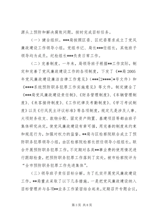 某局党风廉政建设工作报告 (2).docx