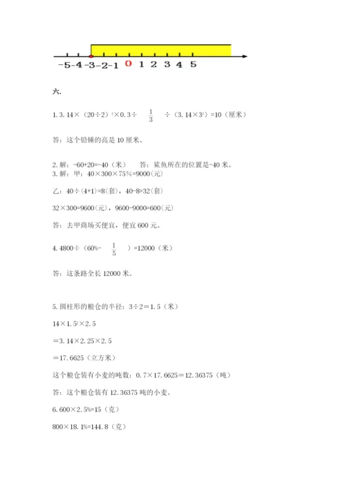 西师大版小升初数学模拟试卷（典优）.docx
