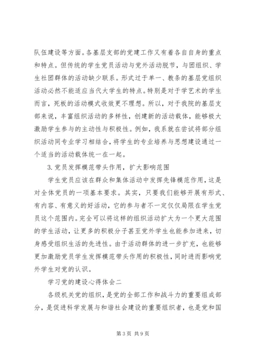 学习党的建设心得体会.docx