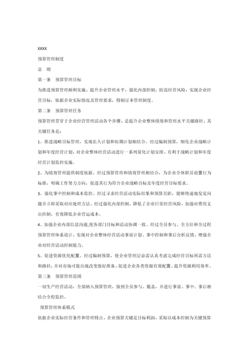 制造型企业专项预算管理核心制度.docx