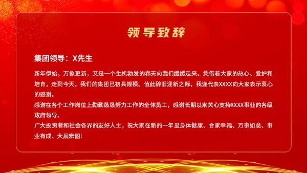 2022喜迎新年企业年会通用PPT模板
