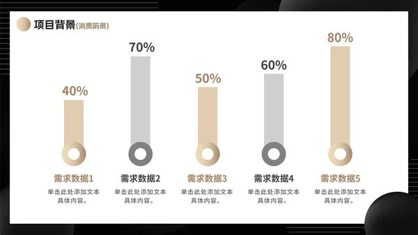 极简风黑白渐变商业计划书研究报告PPT模板