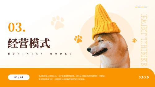宠物代养宠物寄存商业计划书模板