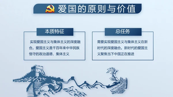 蓝色廉政学党章守纪律转作风党建PPT