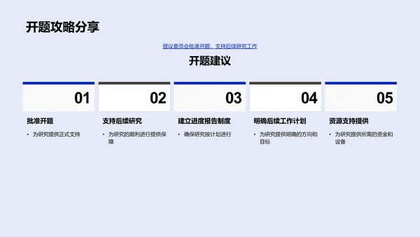 研究开题报告PPT模板