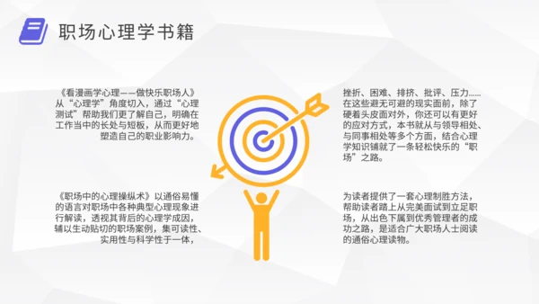 职场提升好书推荐通用PPT模板