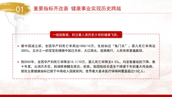 卫生健康事业发展综述：用心守护亿万人民健康福祉专题党课PPT