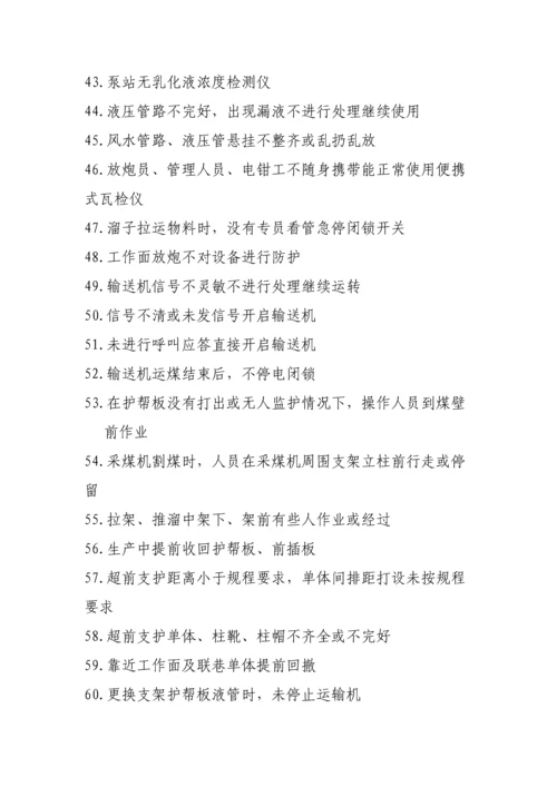 公司不安全行为手册模板.docx