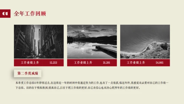 沉稳欧美商务汇报通用PPT模板