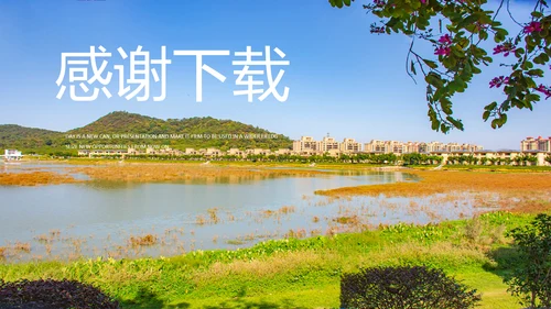 绿色乡村振兴新农村建设乡村旅游ppt