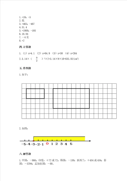 六年级下册数学《期末测试卷》及参考答案（典型题）