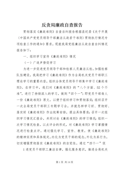 反贪局廉政自查报告.docx