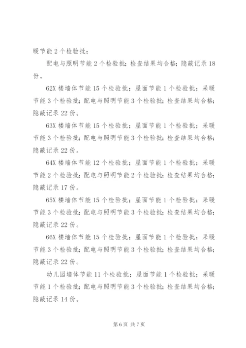 建筑节能专项竣工验收自评报告 (5).docx