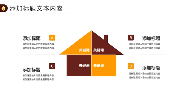 金色简约银行金融理财投资财务财富PPT模板
