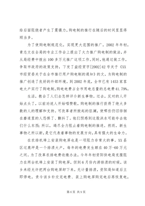 光明的抉择电业局推行购电制纪实.docx