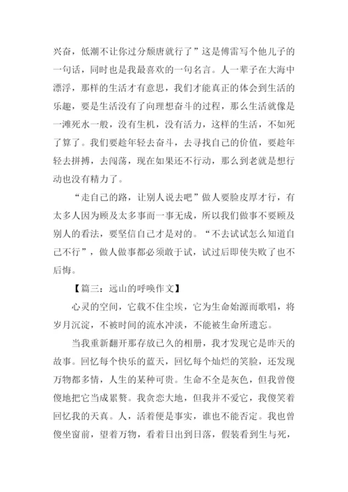 什么的呼唤作文.docx