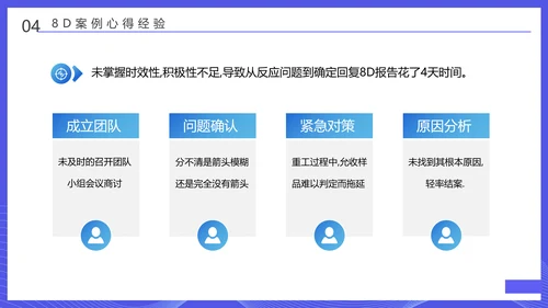 企业8D报告范文管理培训通用PPT课件模板