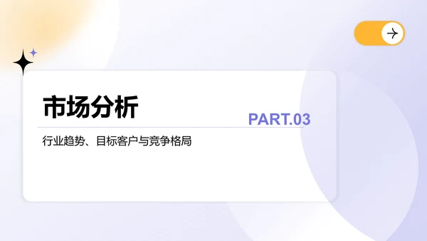 紫色渐变风创新创业计划书PPT模板