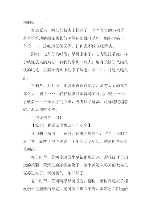 四年级作文我爱家乡.docx