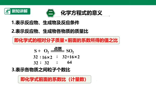 人教版 九上 5.1 质量守恒定律 第2课时 化学方程式 课件(共24张PPT)