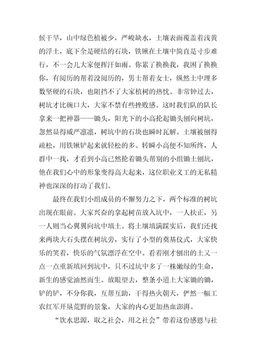 2024年最新植树节心得体会