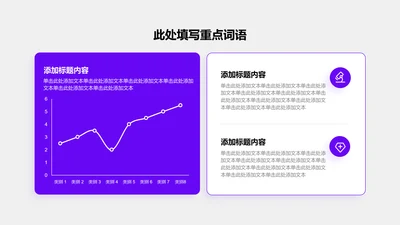 图表页-紫色简约风1项折线图