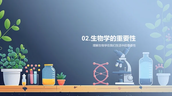 生物学概述讲座PPT模板