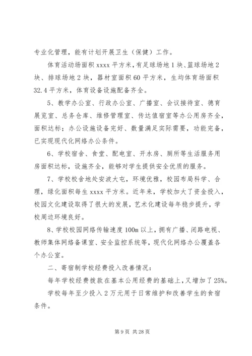 学校管理工作自查自评报告.docx