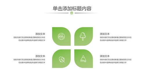 绿色生态低碳和谐社区能源环保PPT模板