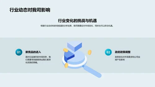 工业机械业绩月报PPT模板