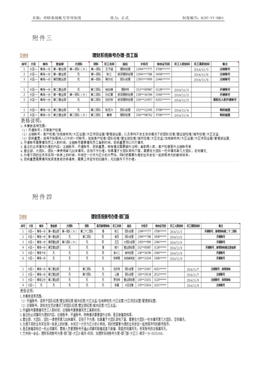 理财系统帐号管理制度.docx