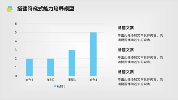 黄蓝色微立体简约大学生职业规划PPT模板