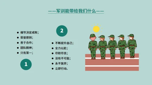 新生军训通用PPT模版