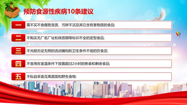 20xx年全国食品安全宣传周ppt模板