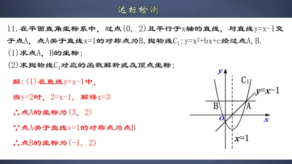 22.1.8 用待定系数法求二次函数的解析式 课件（共32张PPT）