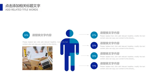 蓝色简约企业员工素质培训通用PPT模板