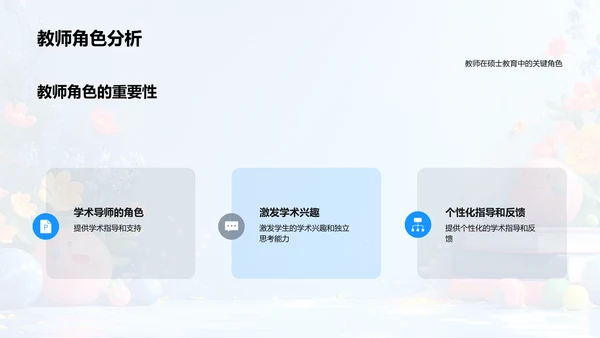 硕士教育策略PPT模板