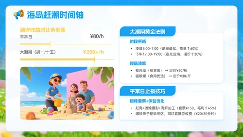 蓝金色3D立体风8月旅游攻略旅游游玩路线