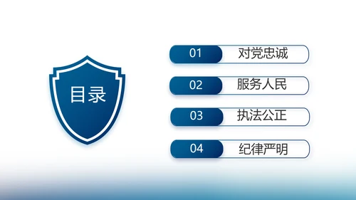 信念坚定对党忠诚公安警察动态PPT